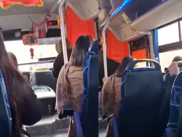 Pasajeros aterrados: chofer de micro persigue a camión que lo chocó en San Pedro